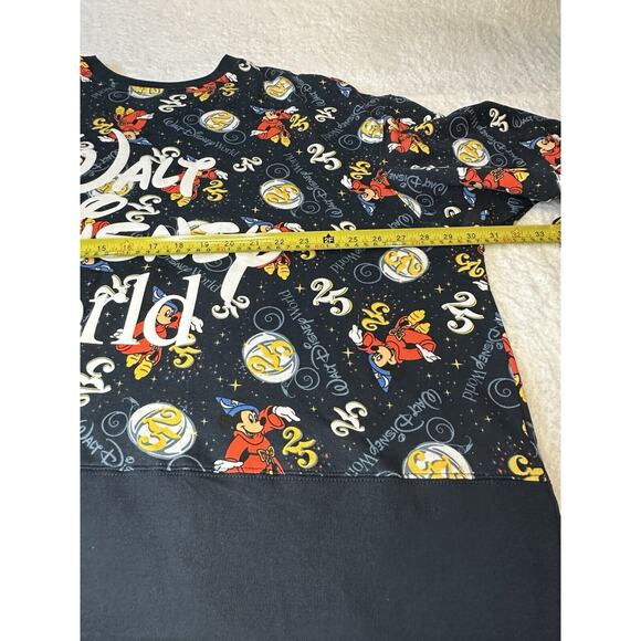 Walt Disney World Sweatshirt Adult 2X Blue 25th Anniversary Vault 50 Mickey - Picture 3 of 5